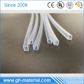 Transparent Rectangular Silicone Tube for LED Strip 10mm